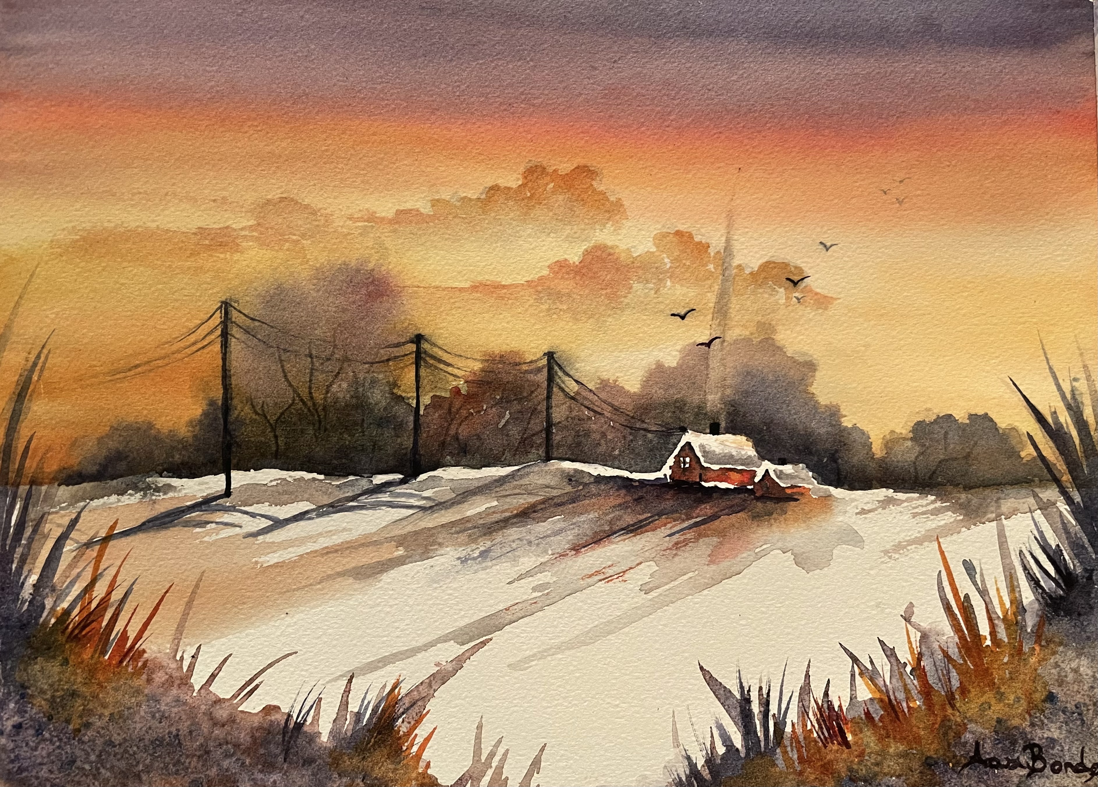 "Solnedgang"